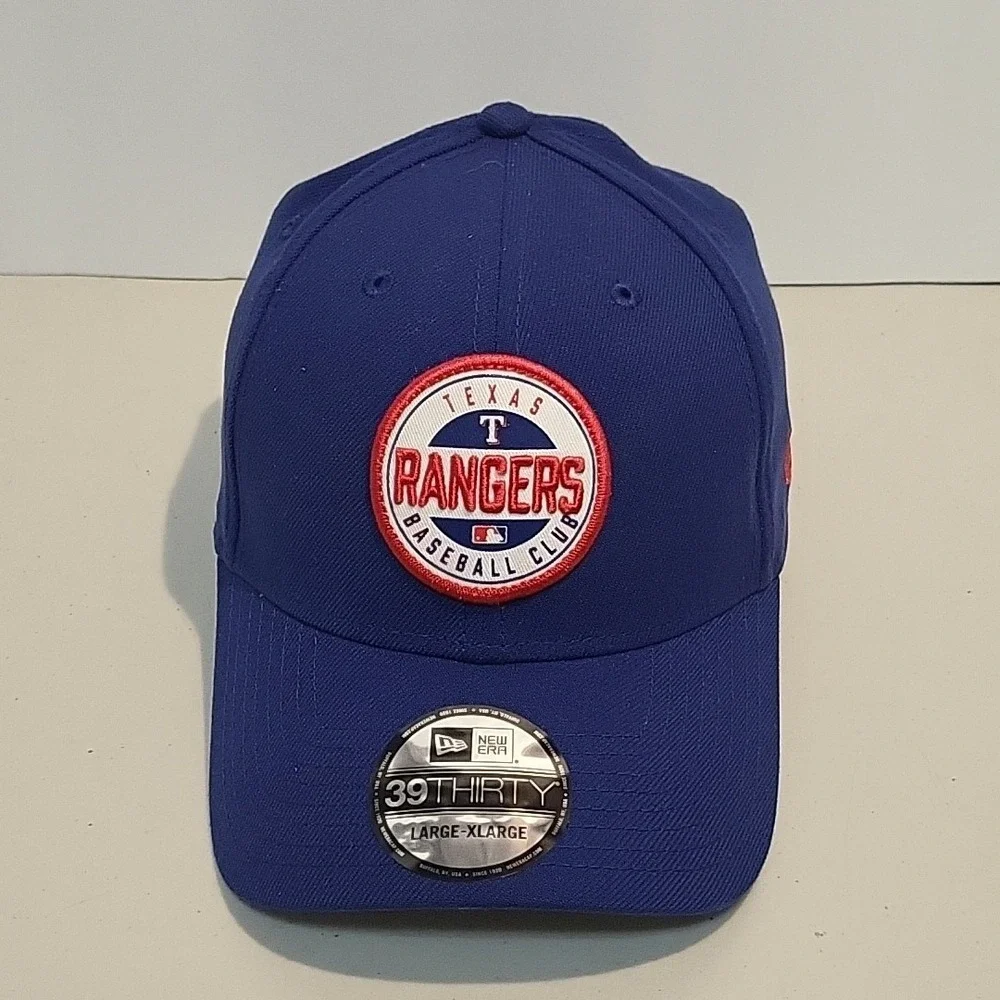 New Era Texas Rangers Game Day 39THIRTY Stretch Flex Hat Cap Blue Large-XL